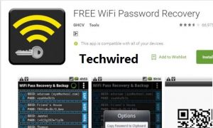 View saved wifi passwords on android