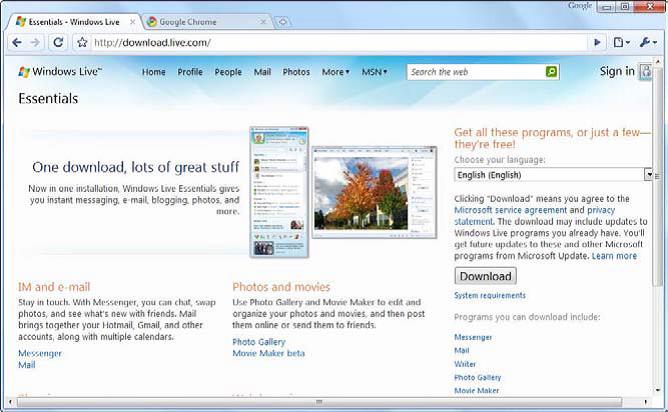 install windows live essentials windows 7