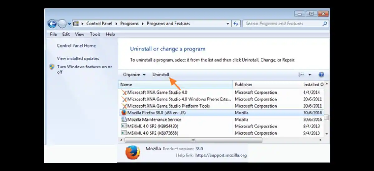 How To Uninstall Firefox Browser From Windows
