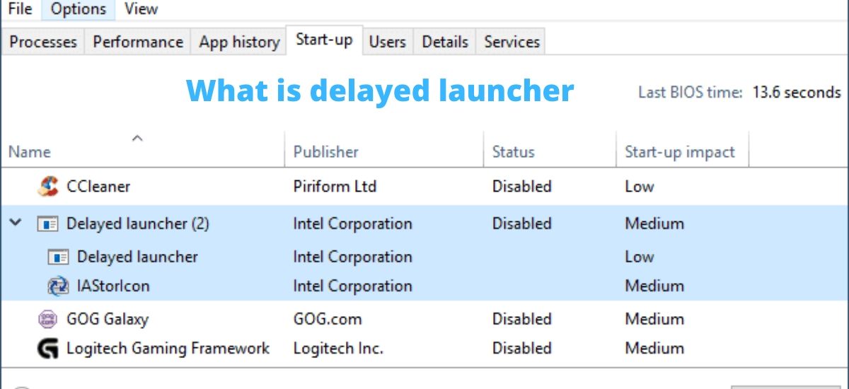 Speed Up your PC by Disabling Intel Delayed Launcher in Windows  