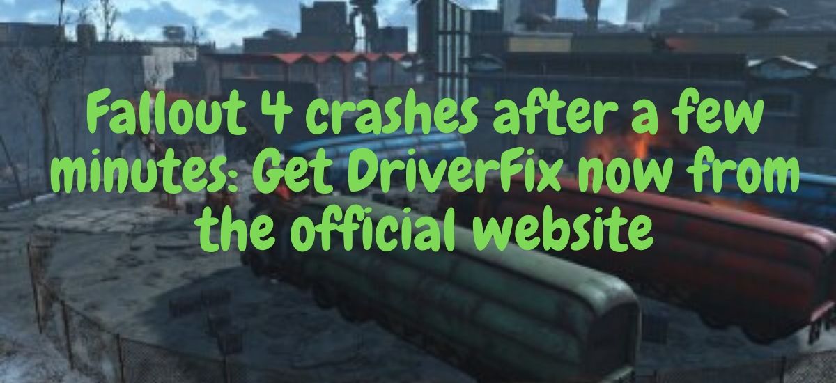 fallout 4 crashing in city