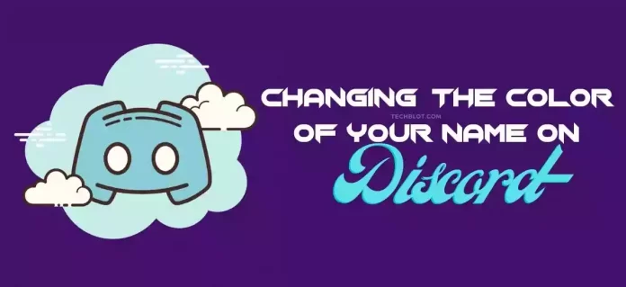 how to change the color of your name on Discord
